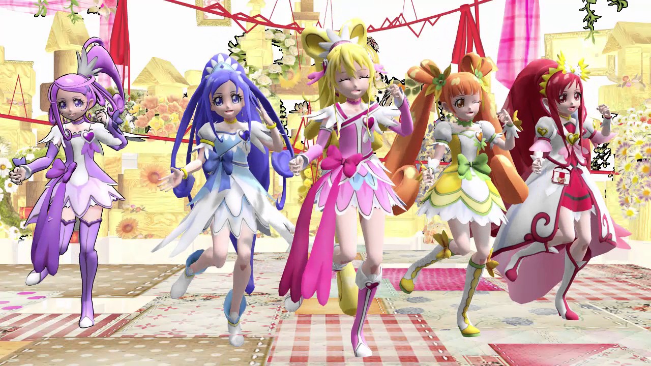 [MMD] Precure all Stars- Ganbalance de Dance