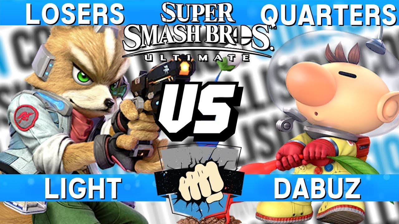 Collision 2019 Losers Quarters - Light (Fox) vs Dabuz (Olimar / Rosalina) - Smash Ultimate