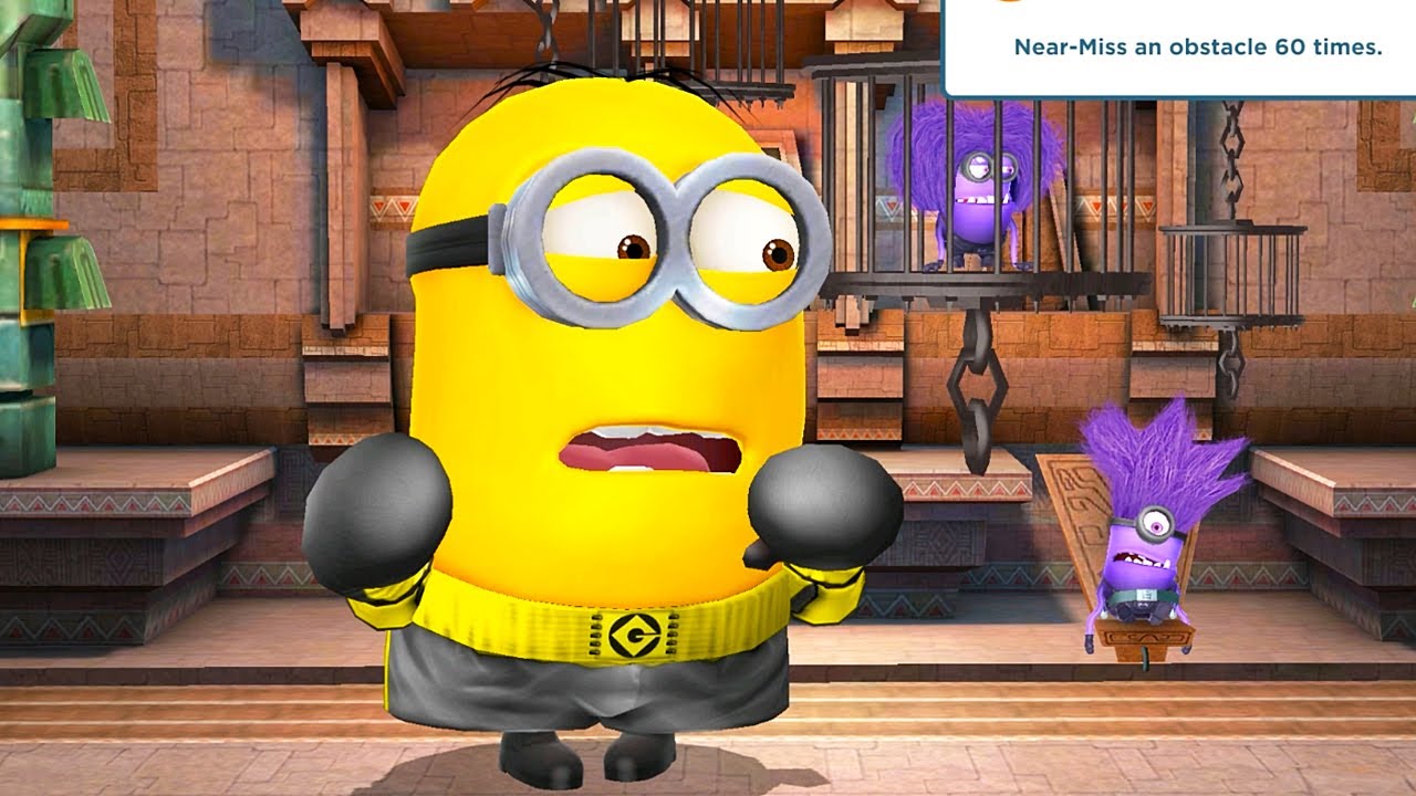 Minion rush lvl 1087 - Near miss obstacles 95 times with Boxer minion