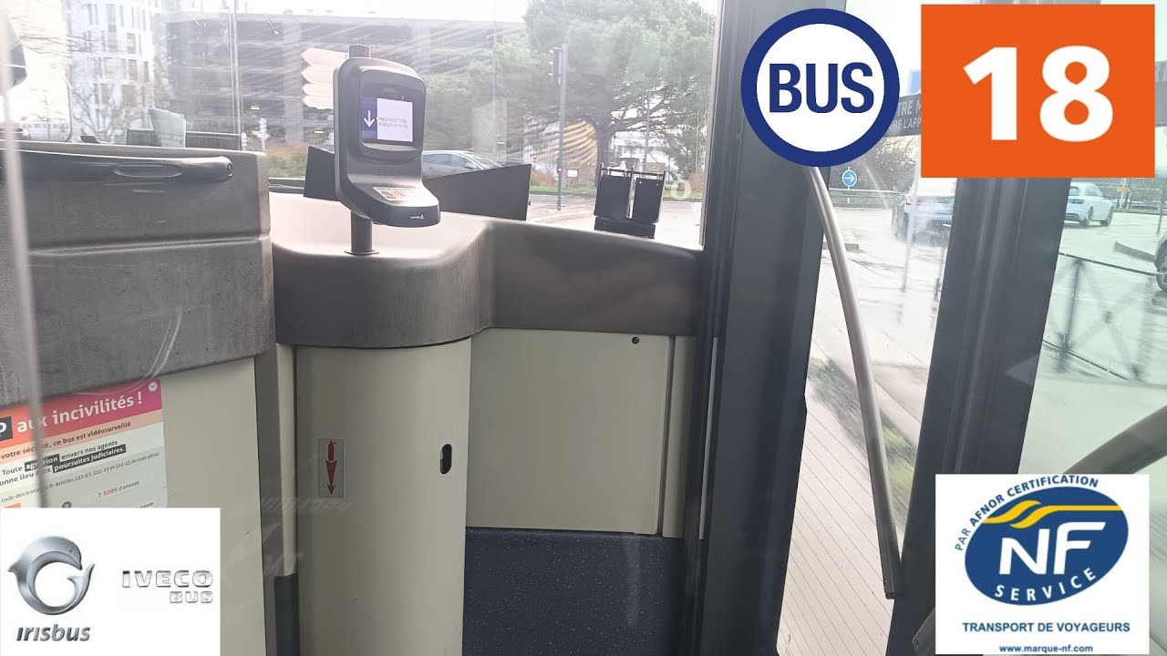TISSÉO TRAJET À L'AVANT SOUND 🔊EN IVECO IRISBUS CITELIS🚍12 GNV SUR LA LIGNE 18🟧 JUSQU'À BASSO CAMBO 