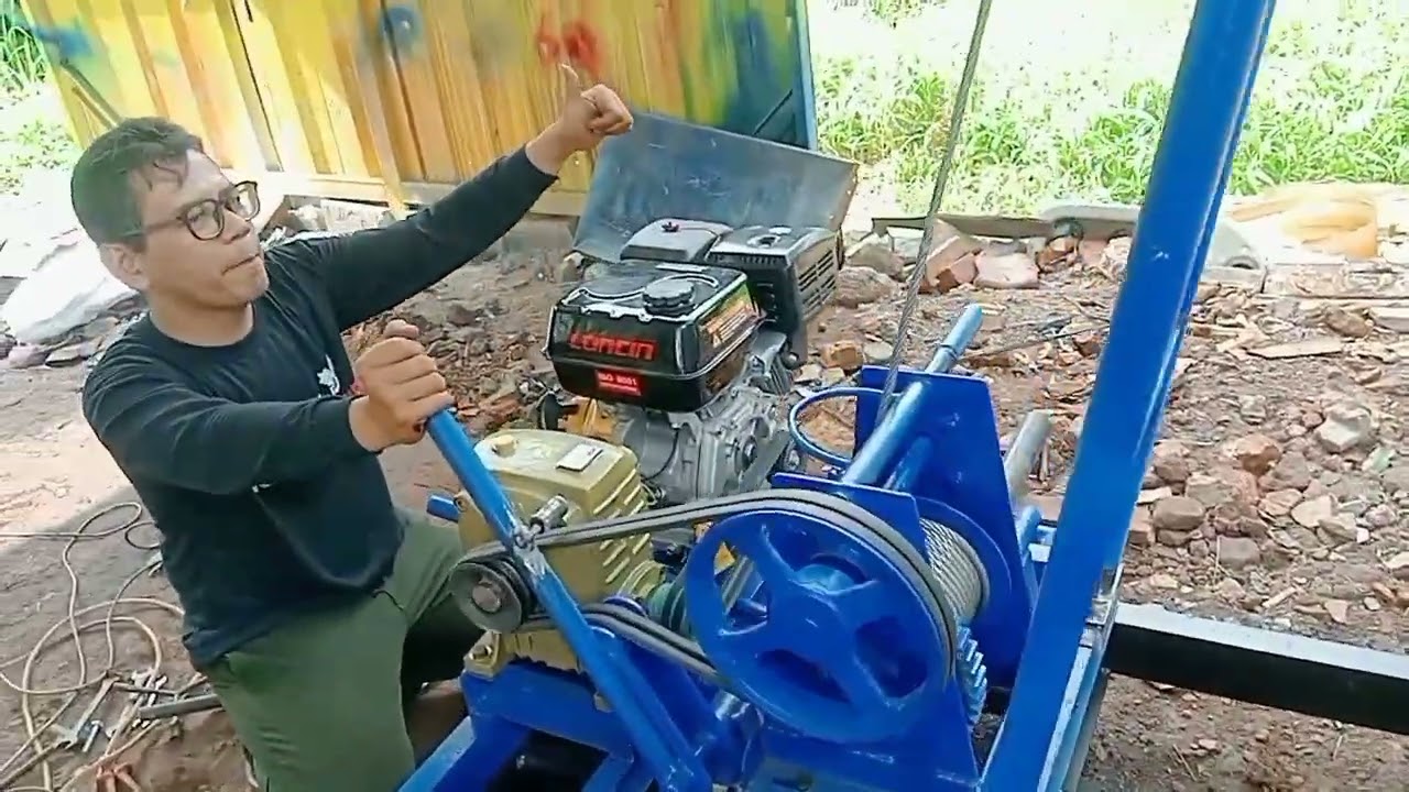 MESIN BOR SUMUR POWER RIG KE-DTC K150M‼️Pesanan Pak Hj.DENY customer dr BANGKA BLITUNG
