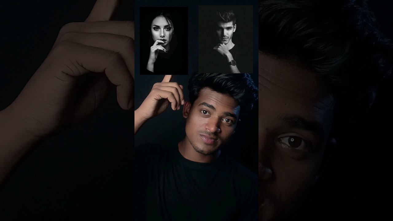 Black background photography ideas 🤯😍 || PicsArt photo editing #photoediting #shorts