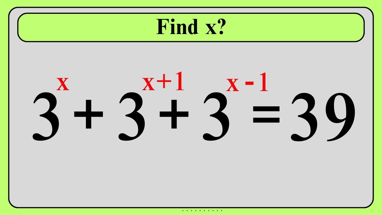 An Interesting Math Olympiad Problem l Two Unknown In Single Expression l harvard mathematics
