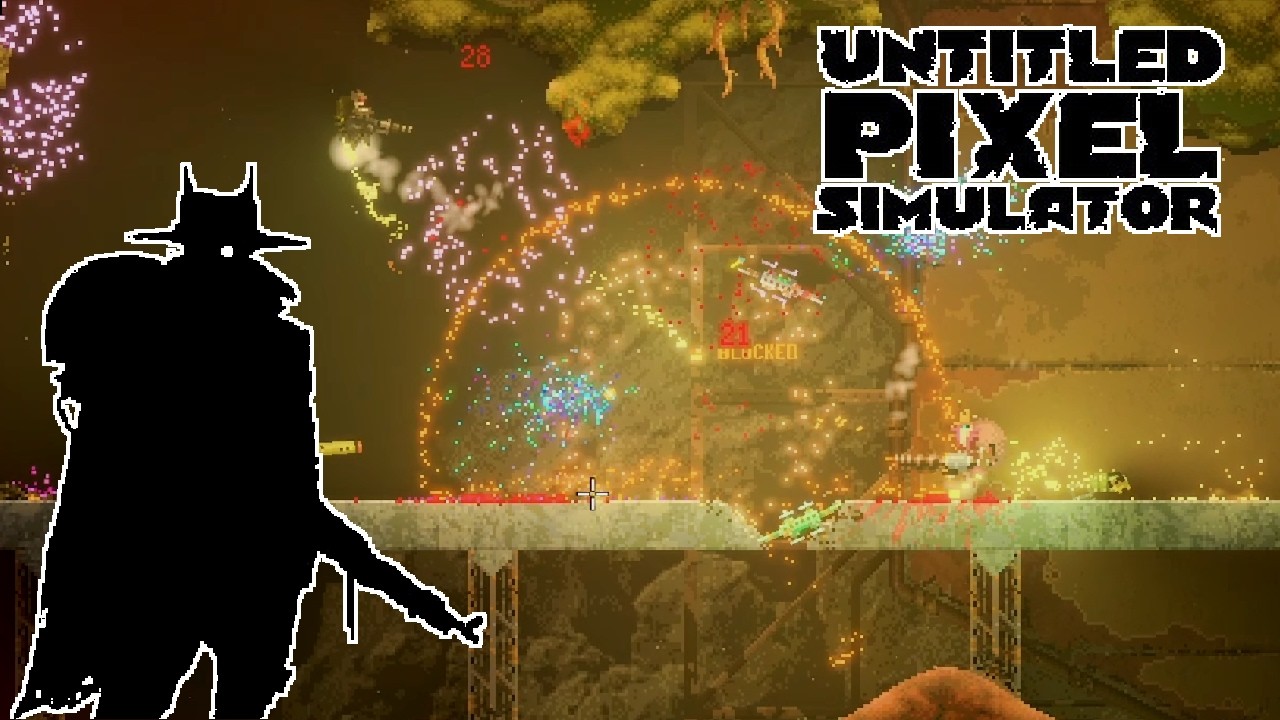 Noita с пушками &mdash; это просто безумие | Untitled Pixel Simulator