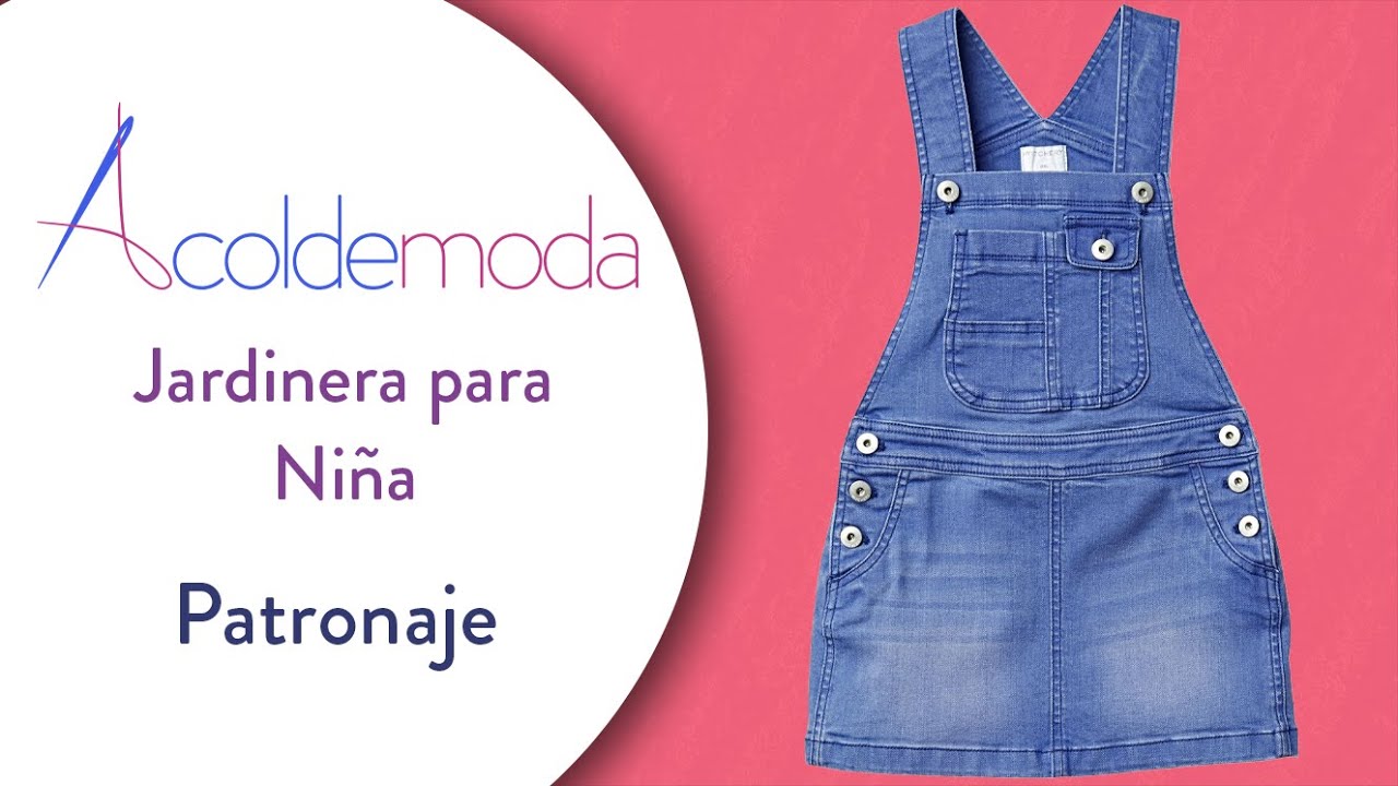 Cómo hacer una JARDINERA, PETO, JUMPER PARA NIÑA - Paso a Paso - DIY