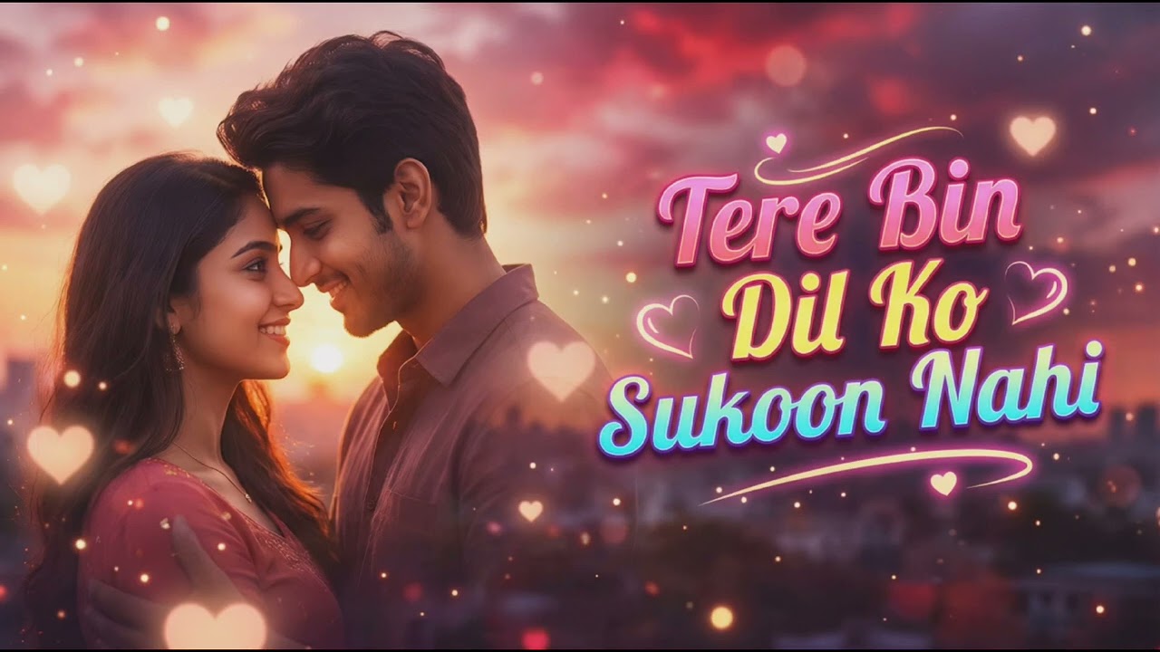 Tere Bin Dil Ko Sukoon Nahi 💔 | New Hindi Romantic Song 2026 | Bollywood Love Song