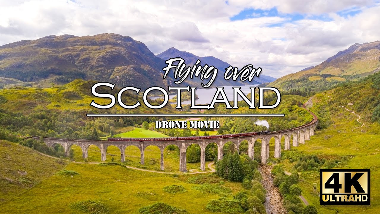 Scotland Drone Movie [Cinematic 4K] Flight over the Highlands (Isle of Skye / Glen Coe / Cairngorms)