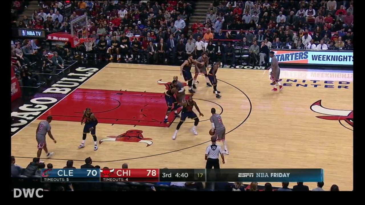 LeBron James Defense On Dwyane Wade, December 2, 2016