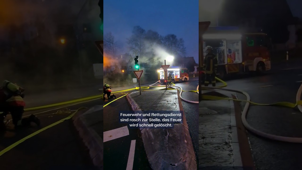 Bad Mergentheim: Lkw in Flammen