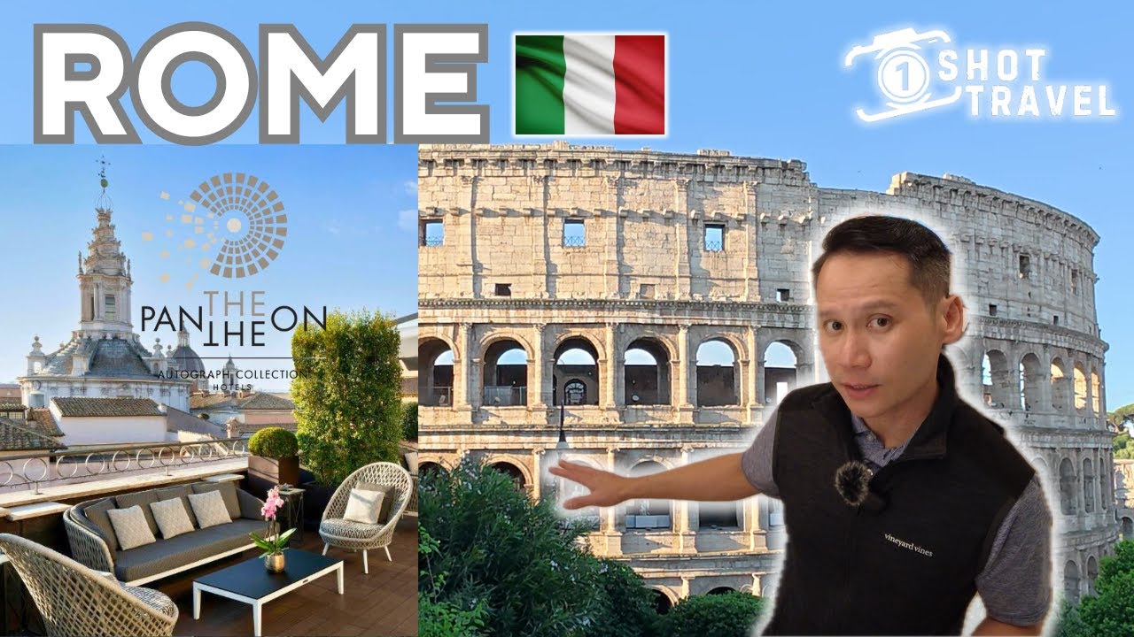 I stayed Pantheon Iconic Rome Hotel - We saw the Pope!! 🎉