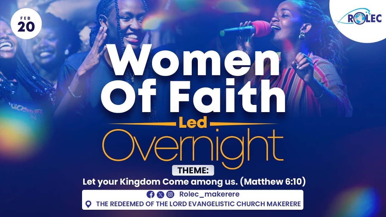 REDEEMED  OVERNIGHT LED BY THE WOMEN OF FAITH  20TH /  FEB  /  2026