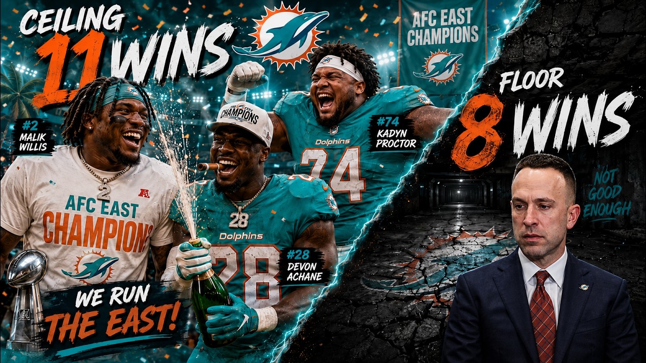 🚨🚨Насколько хороши будут Miami Dolphins? Потолок против минимума! 🚨🚨 Итоги