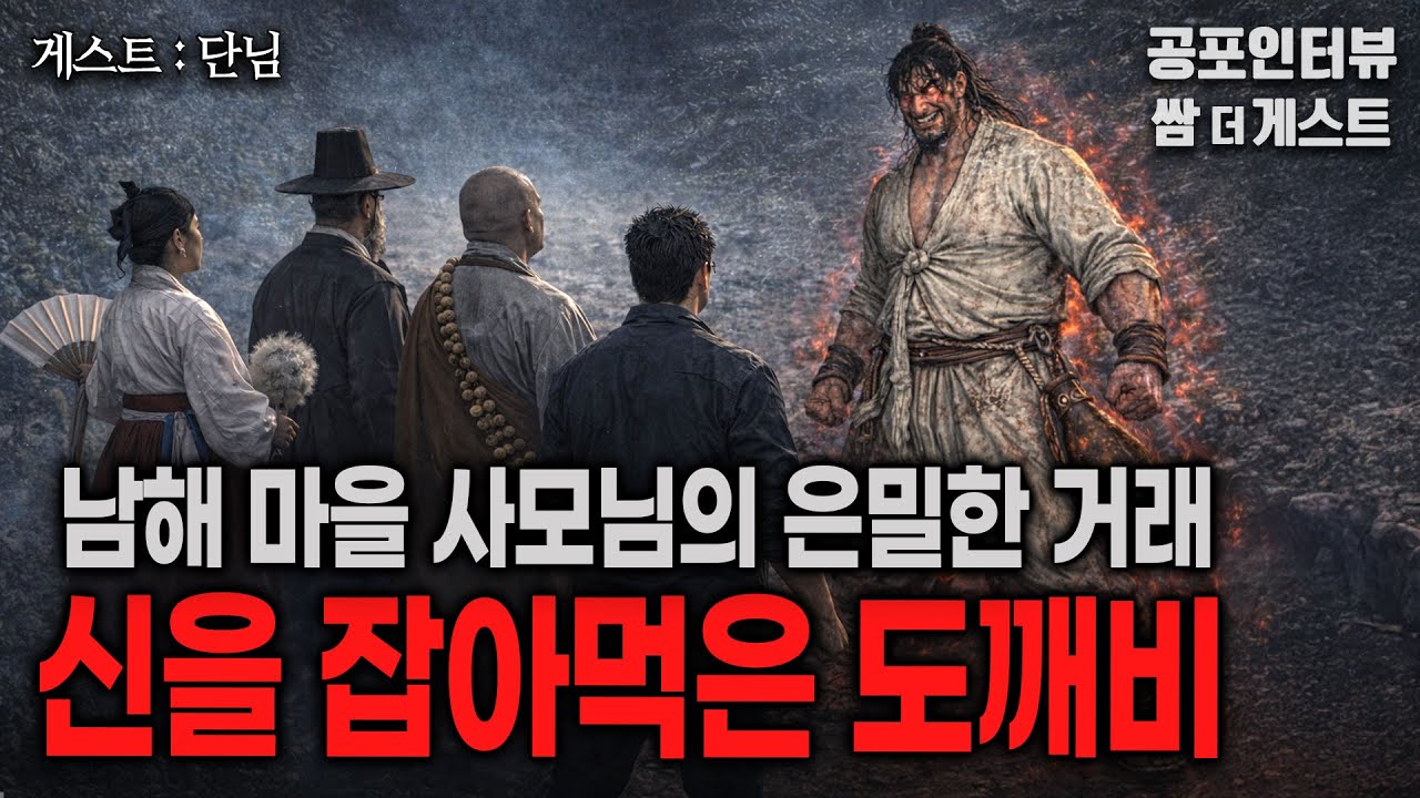 【실화 공포인터뷰】 신을 잡아먹은 도깨비 (남해 마을 사모님의 은밀한 거래)ㅣ쌈무이 공포라디오ㅣ쌈더게스트 단님ㅣ무서운ㅣ시참ㅣ괴담ㅣ소름ㅣ심야