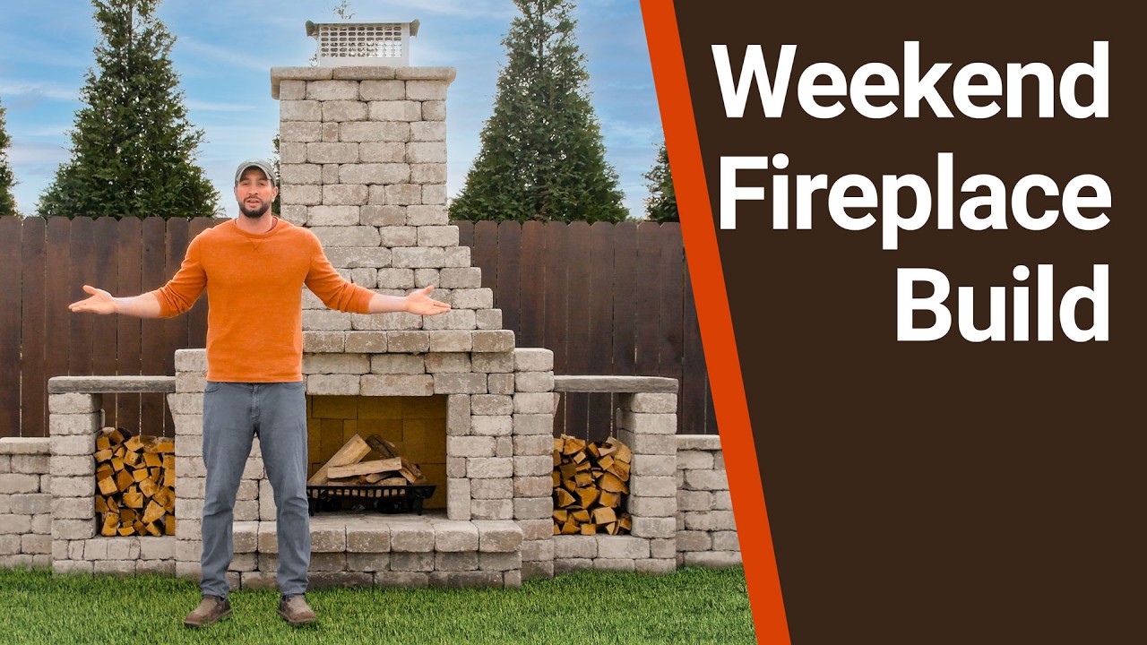 How to Build a DIY Outdoor Fireplace in a Weekend | Step-by-Step Kit Guide