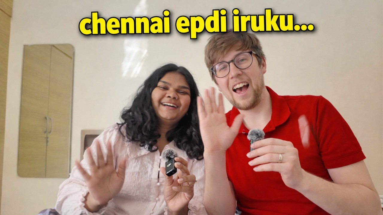 Chennai ku vanthachu | Chennai Epdi Iruku...| Our first feelings in Chennai | Canadian Couple |