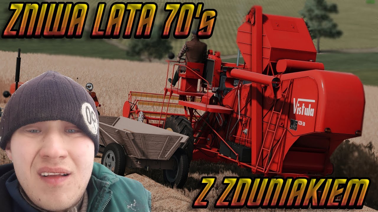 🌾🚜ŻNIWA LATA 70's🚜🌾|| Z PAWŁEM ZDUNIAKIEM🧢| VISTULA & C-330M😍🌽🤩