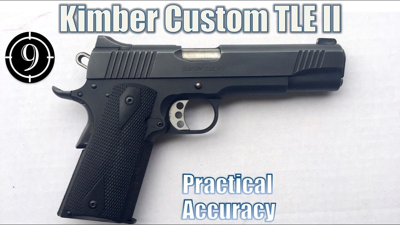 1911, Kimber Custom TLE II — практическая точность на близком расстоянии