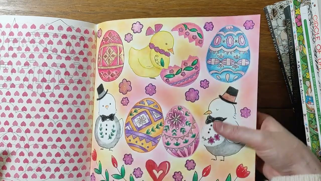 Completed Colouring Pages March 2024