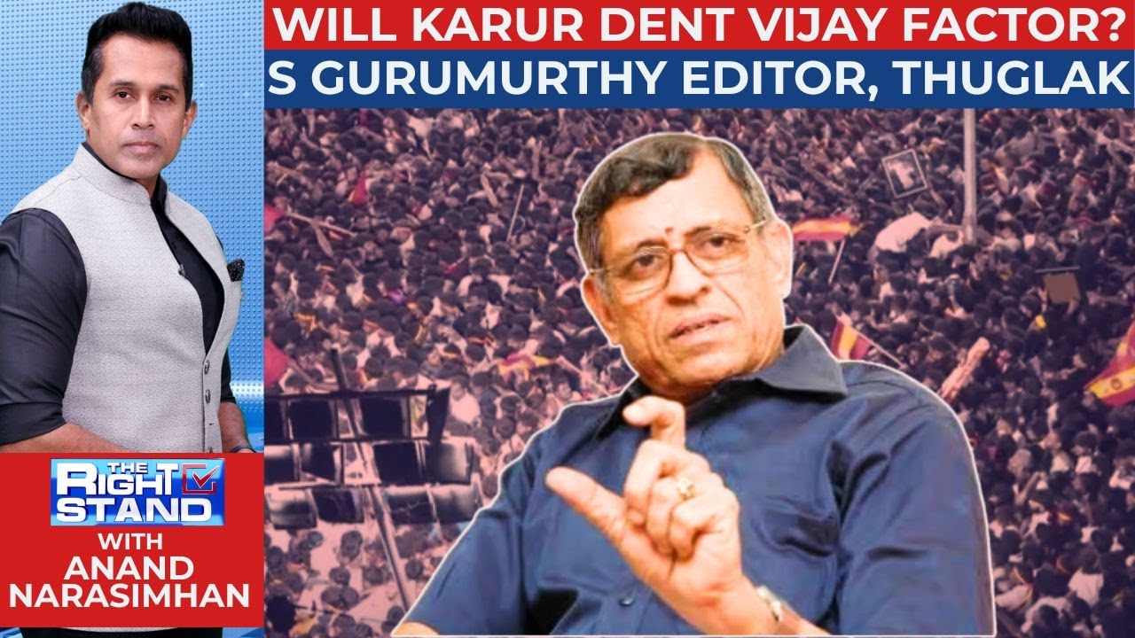 LIVE | Will Karur Stampede Impact Actor Vijay Ahead Of Tamil Nadu Elections? | RSS | #therightstand