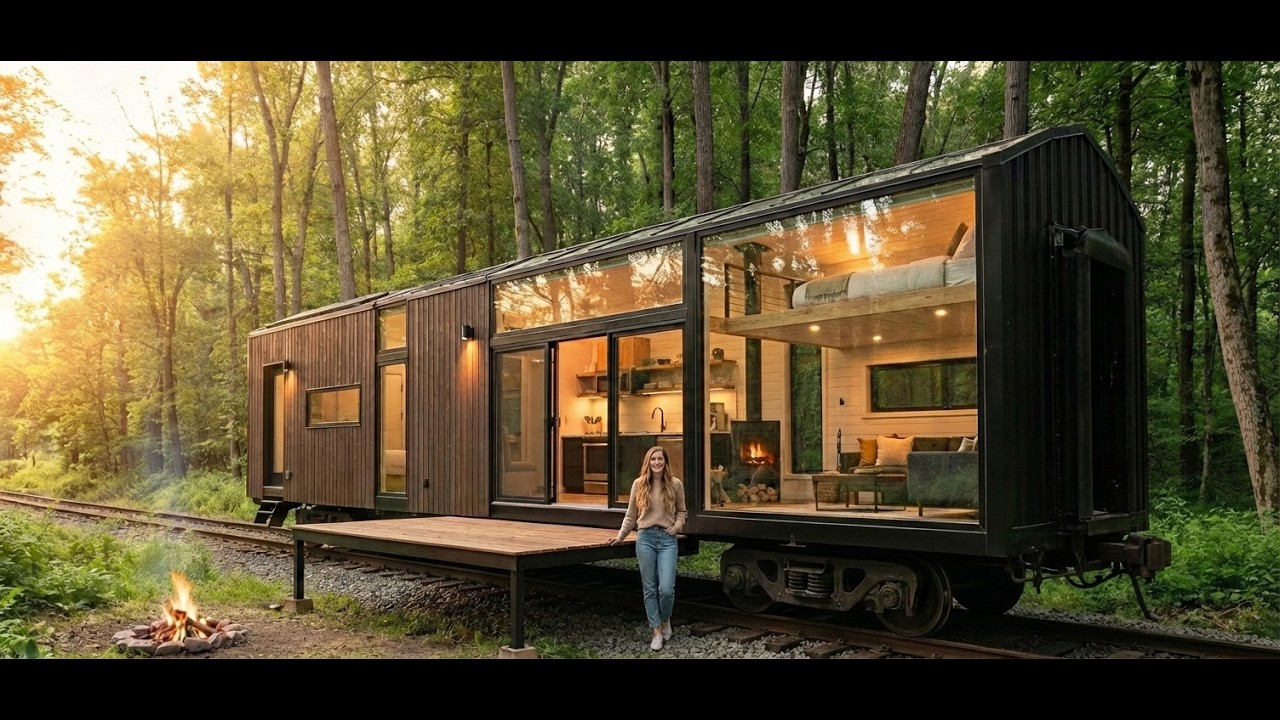 I Turned an Abandoned Train Into a Dream Mansion | Inside an Old Abandoned Train