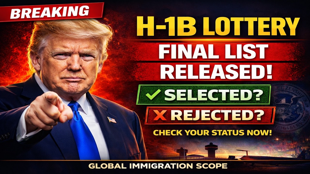 🚨H1B Lottery Final List Released | How to Check Your Status Right Now!