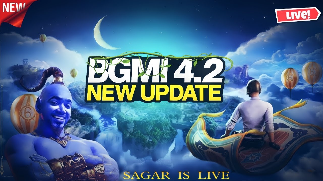 BGMI 4.2 NEW UPDATE LIVE 🔥 Magic Theme Gameplay |  SAGAR IS LIVE