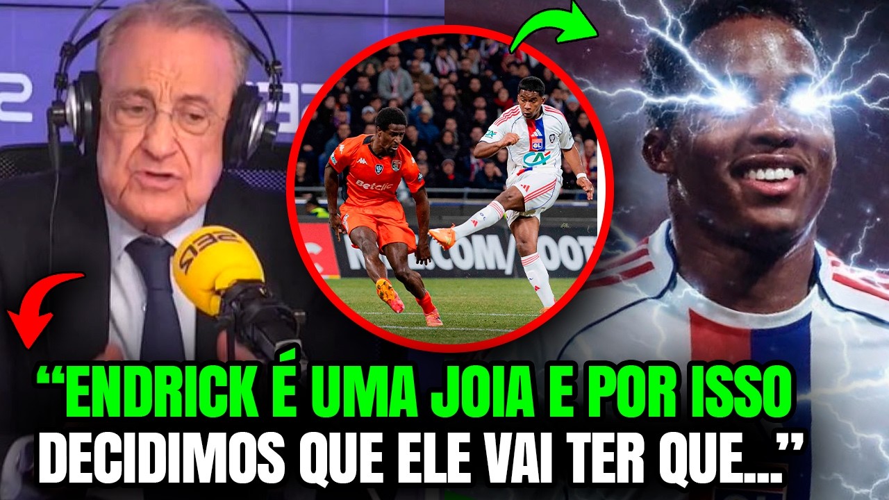🚨BOMBA!FLORENTINO PEREZ REVELA SE ENDRICK REALMENTE VOLTA AO REAL E CAUSA CHOQUE!
