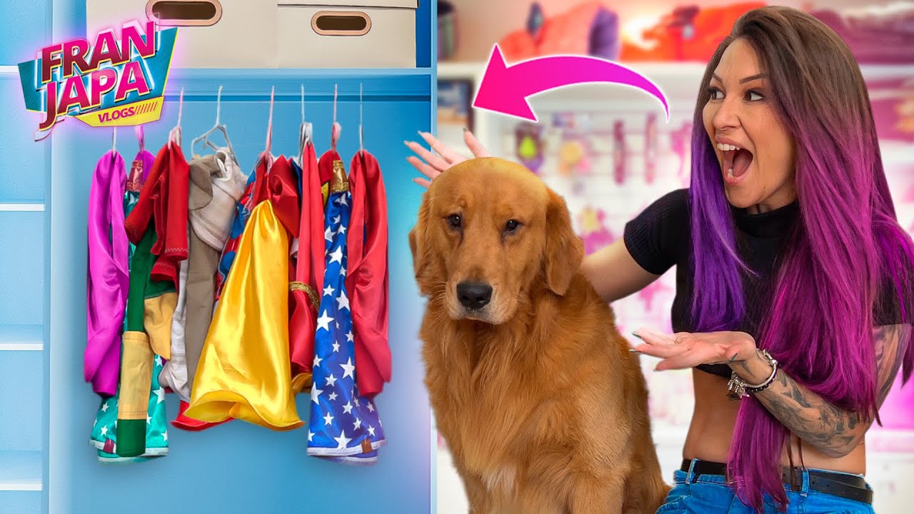 ARRUMANDO O GUARDA-ROUPA DOS CACHORROS! 🐶- Fran Japa