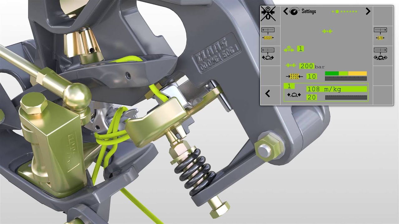 CLAAS QUADRANT 5200. Animation APC (Automatic Pressure Control). / 2016