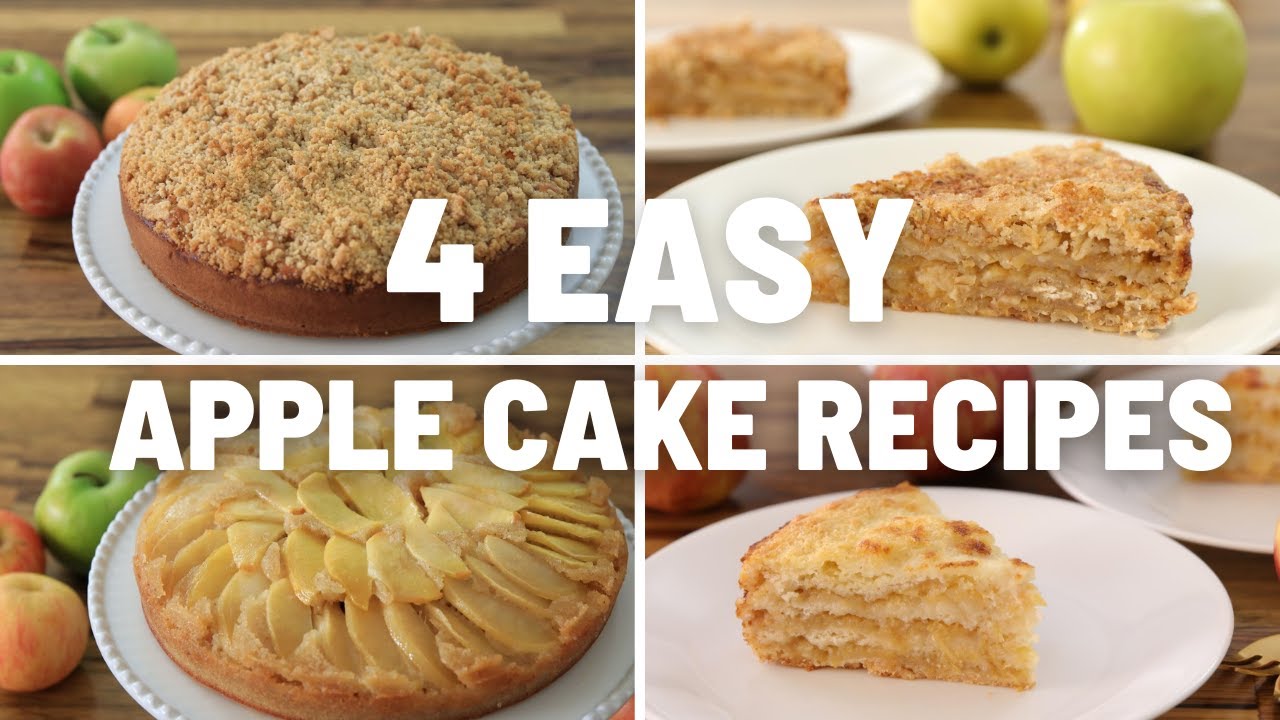 4 Easy Apple Cake Recipes