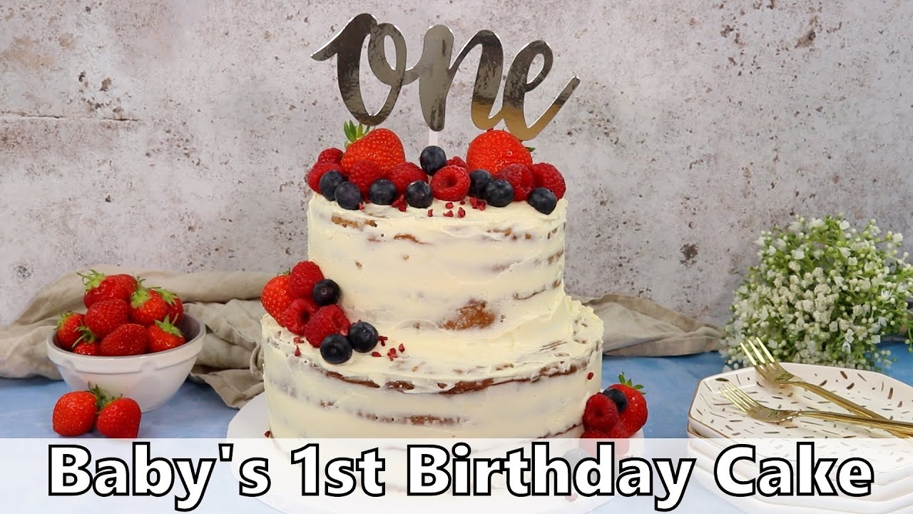 Baby's 1st Birthday Cake Recipe - Refined sugar free