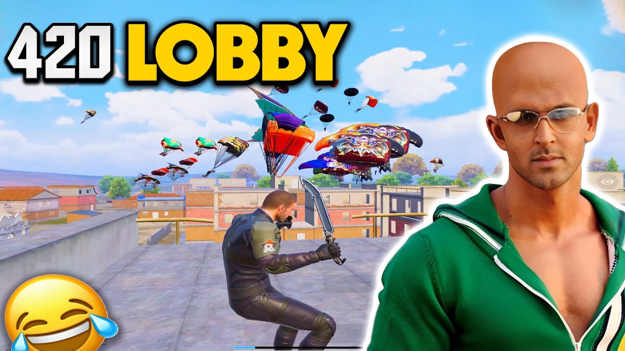 420 C LOBBY BGMI FUNNY JEVEL #jevel #funny #bgmi
