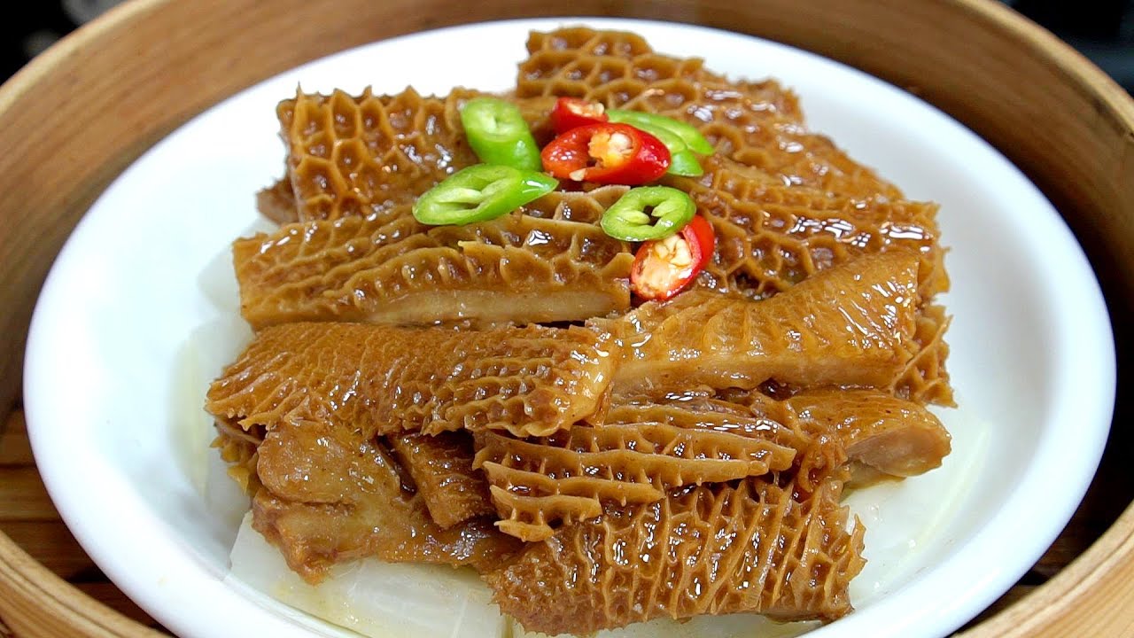 沙爹金錢肚不用去茶樓吃了，自己在家做，鮮香味美，比茶樓還好吃【我是馬小壞】