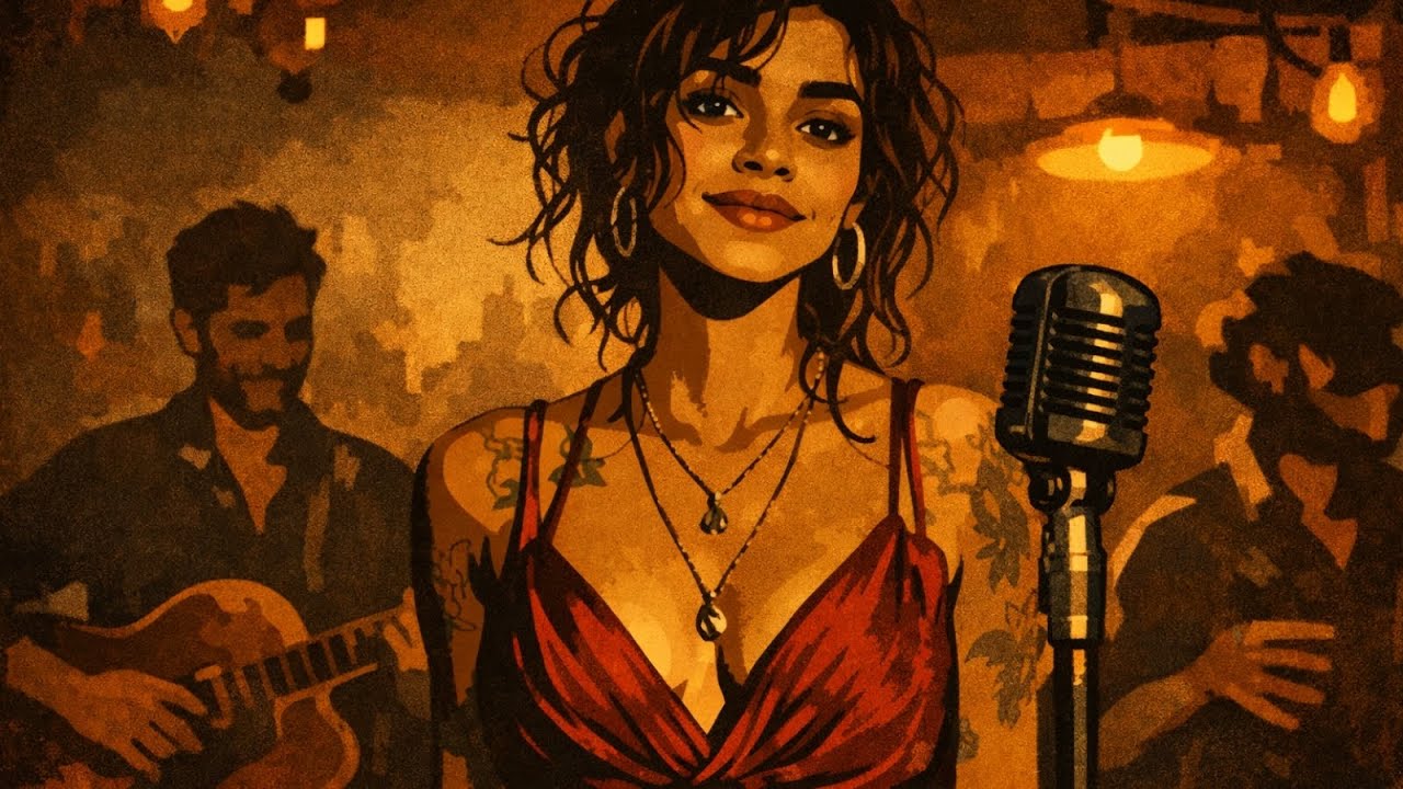 Velvet Sidewalks &ndash; Neon Jazz Skyline | Smooth Vocal Jazz