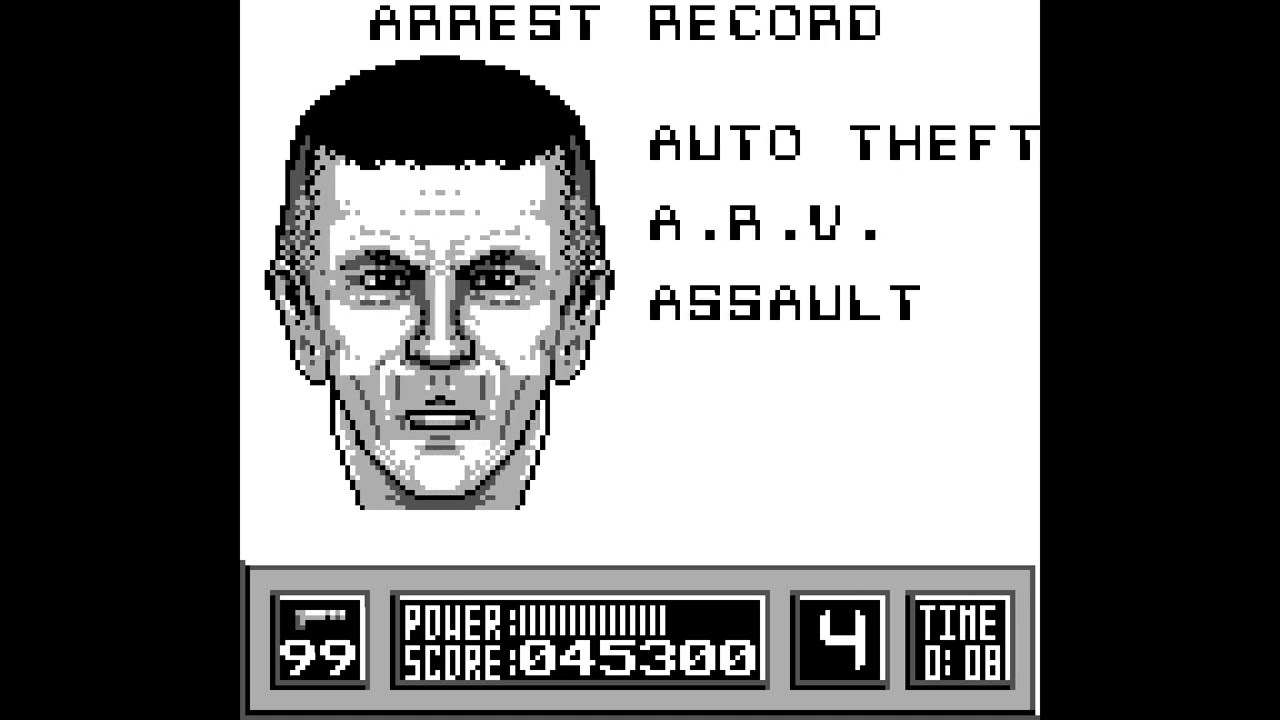 Game Boy - RoboCop (USA) durchgespielt (No Death)