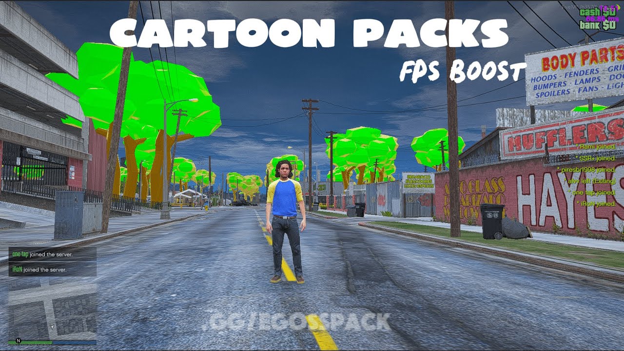 🌲 CARTOON PACK FİVEM #fivempack #fivem