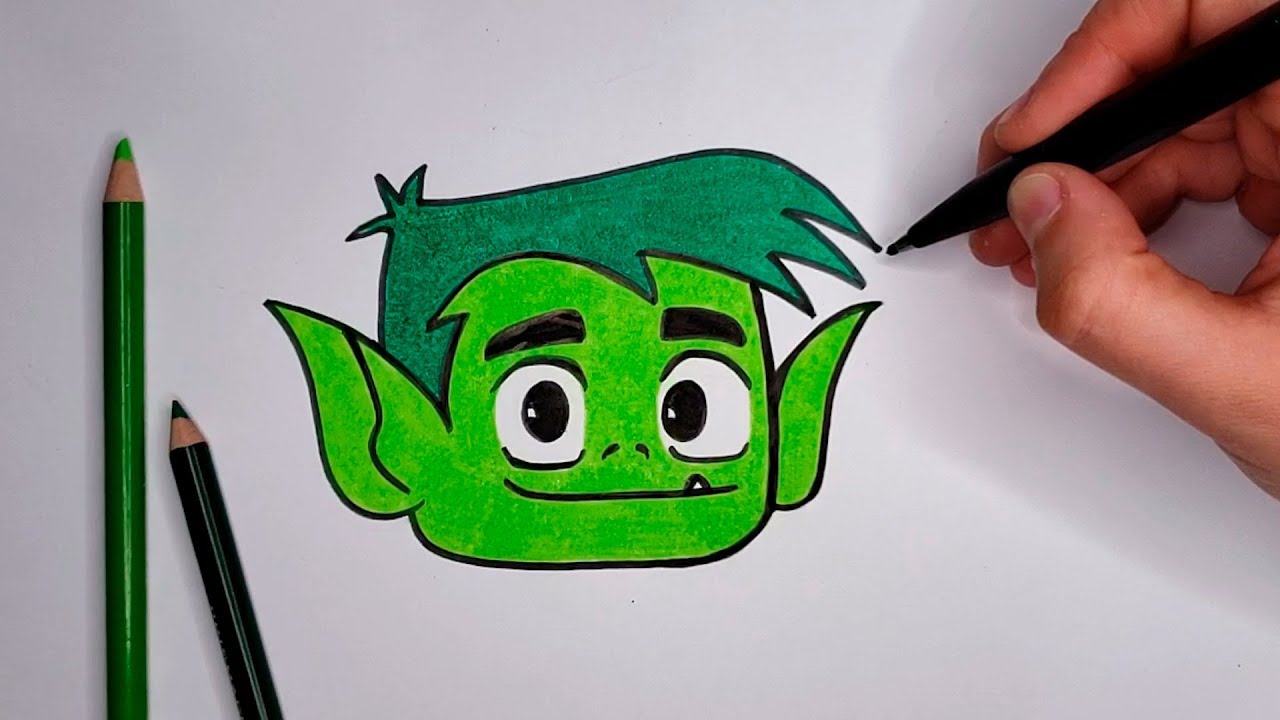 COMO DESENHAR O MUTANO (Jovens Titãs GO) | Passo a passo