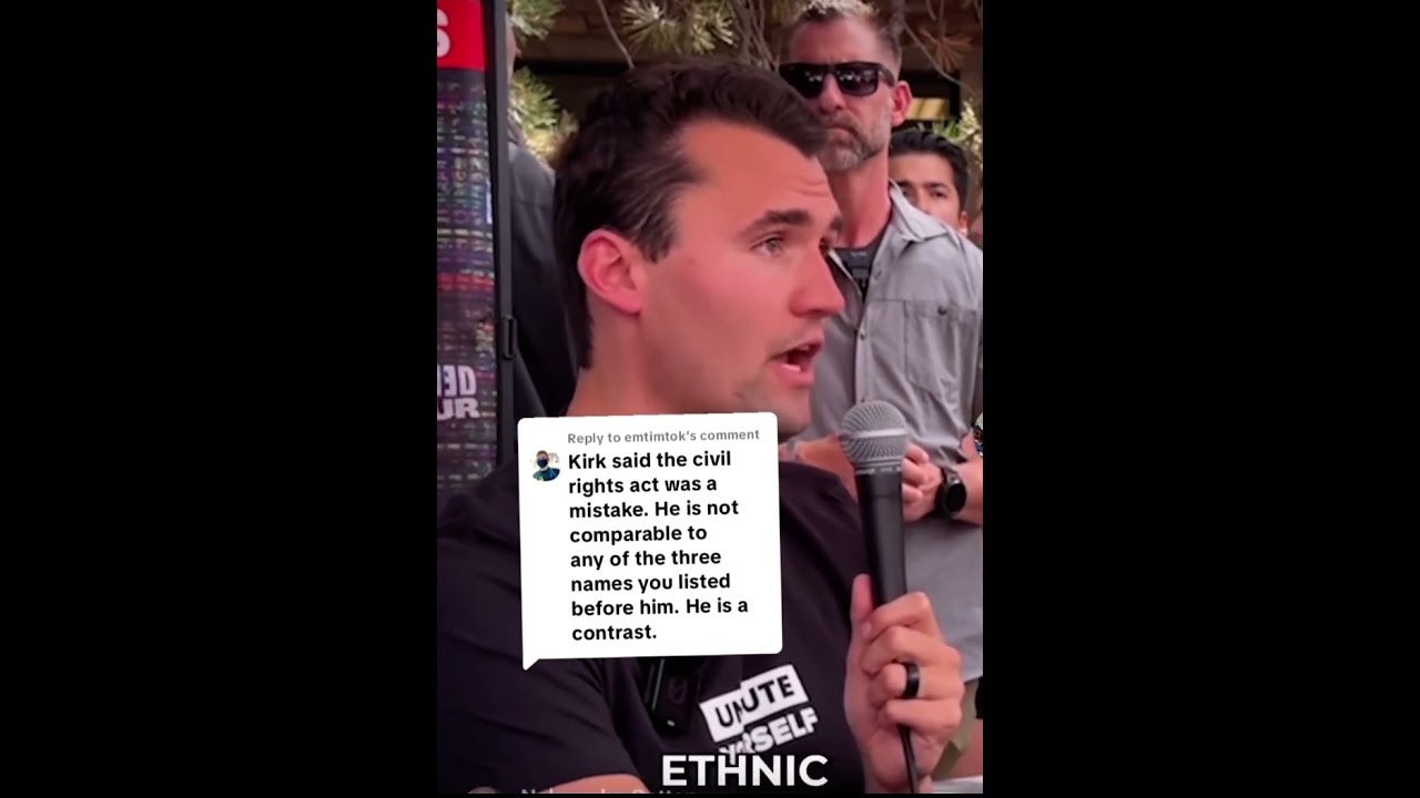 What Charlie Kirk actually said about the civil rights act.
