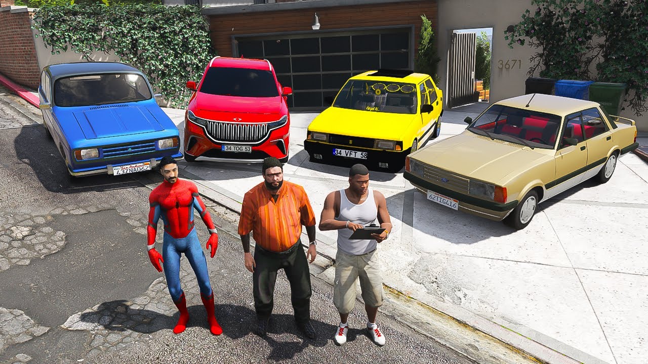 Recep Abi'nin Çalınan Türk Arabalarını Geri Aldım! 🇹🇷 GTA 5