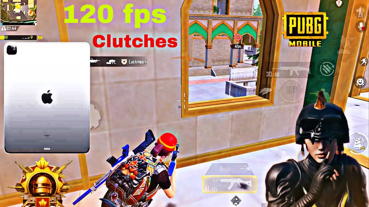 iPad m4 test 120 fps 2026 / Best clutches PUBG Bgmi 