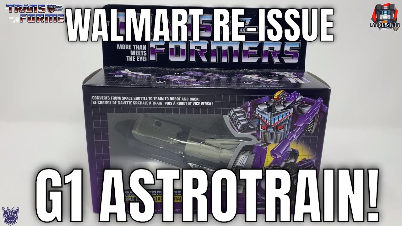 Walmart Exclusive Generation 1 Astrotrain Review, Larkin's Lair Throw Back Thursday