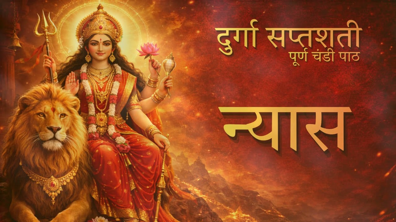 Durga Saptashati Nyasa & Dhyana | Complete Chandi Paath Invocation | Devi Mahatmyam