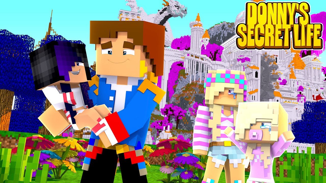 Minecraft LITTLE DONNY HAS A SECRET BABY WITH HIS EX GIRLFRIEND!!! w/ LITTLE LEAH