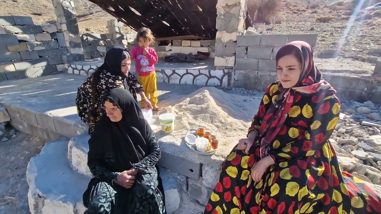 The displacement of a mother and her pregnant daughter, Zulfa's sheltering them in the shadow of war