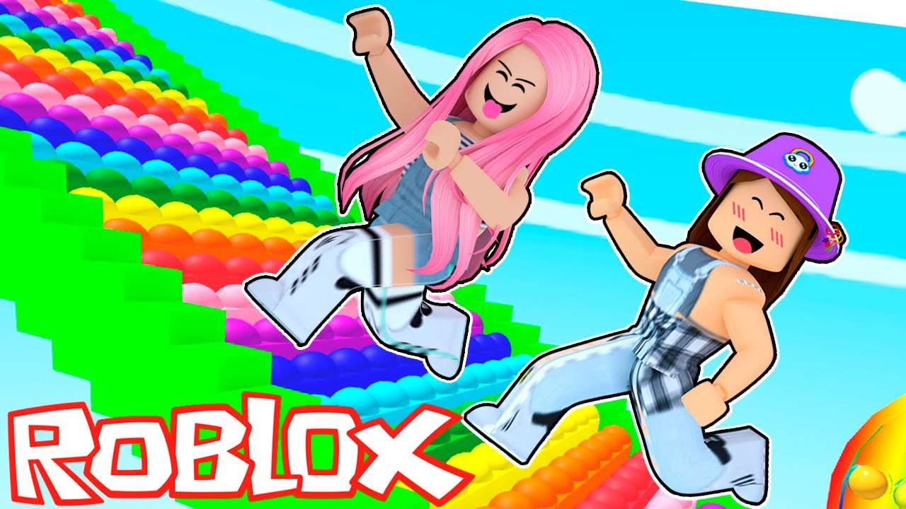 Roblox - SUBINDO ESCADA GIGANTE DE POP IT