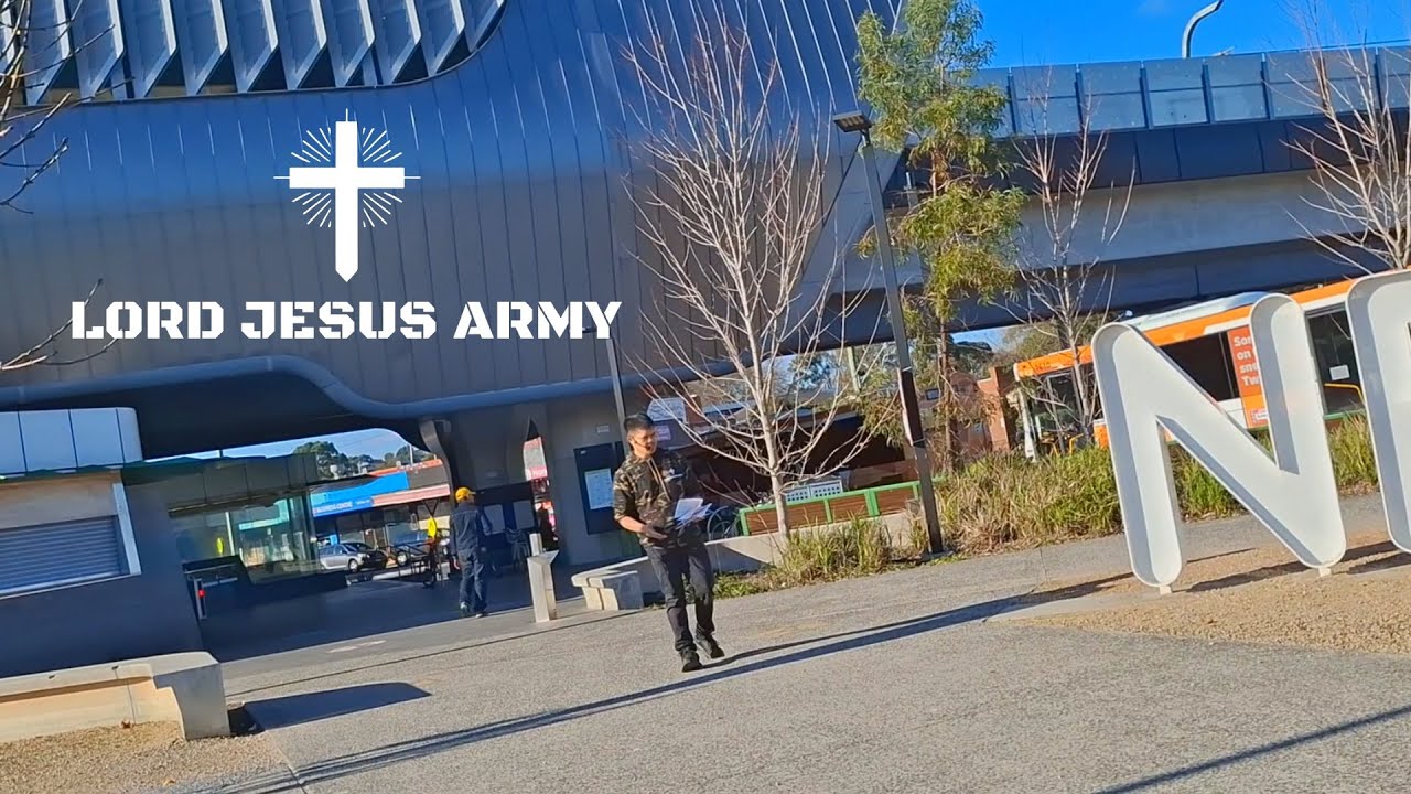 Gospel Street Preaching at Noble Park Station - Lord Jesus Army