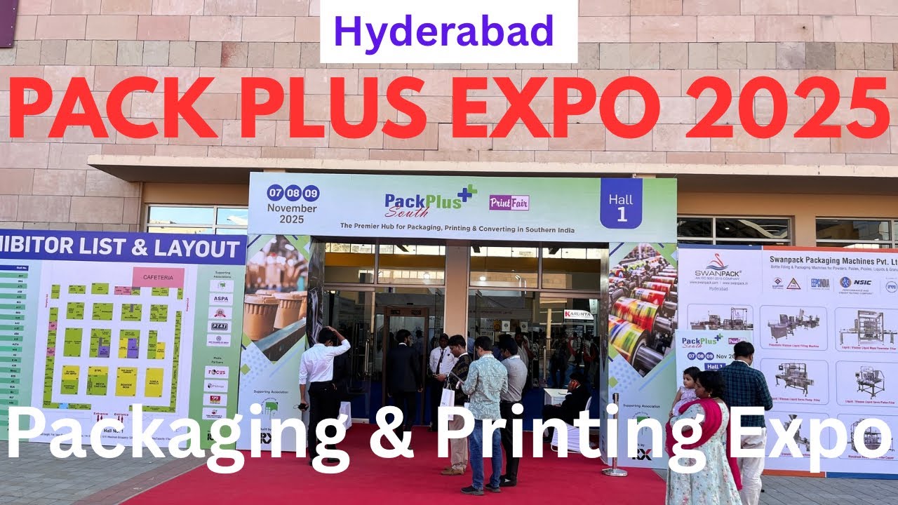 Pack Plus expo 2025 | Packageing & Printing Expo in HITEX Hyderabad 