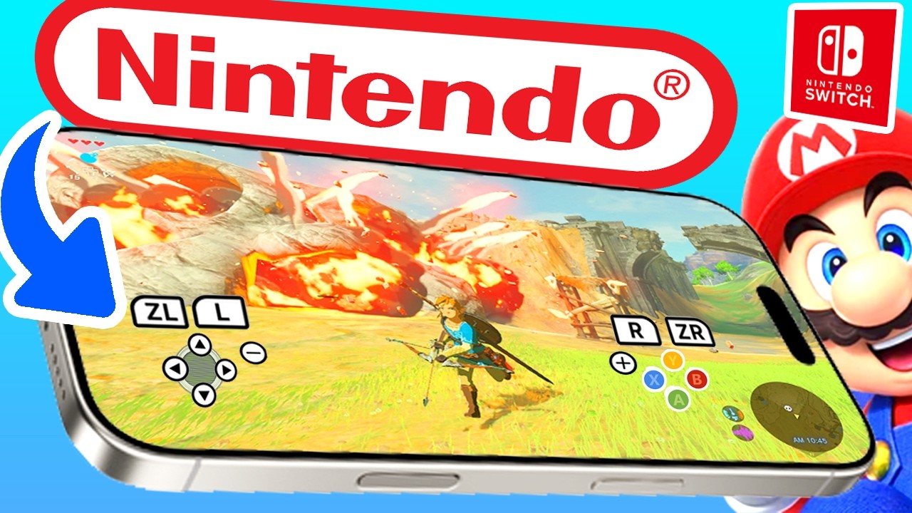 Играйте в игры Nintendo Switch на iPhone/iPad (беспроводная связь) БЕСПЛАТНО. Эмулятор Switch на ...