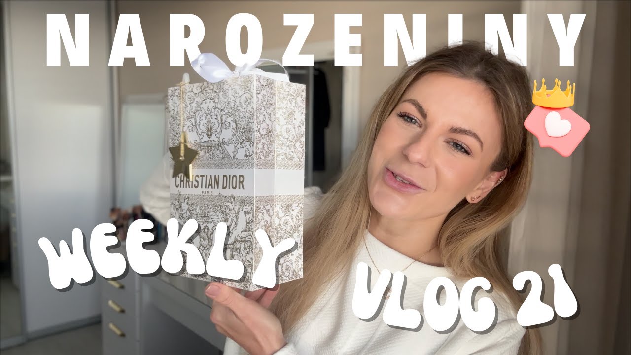 Narozeninový Weekly vlog ❤️👸🏼🎂👑 Nákupy, balíčky a dárky 🥹 A taky fitko a výlety 😁
