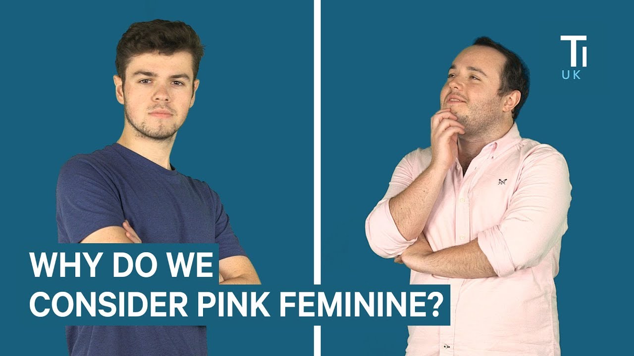 Why pink used to be a boy's colour and blue a girl's